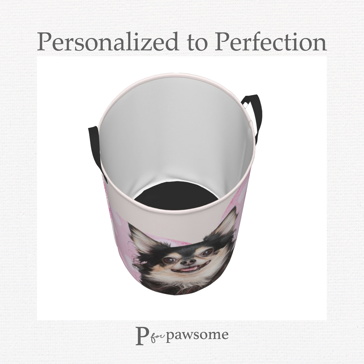 Personalized Laundry Basket | Custom Pet Storage Solution